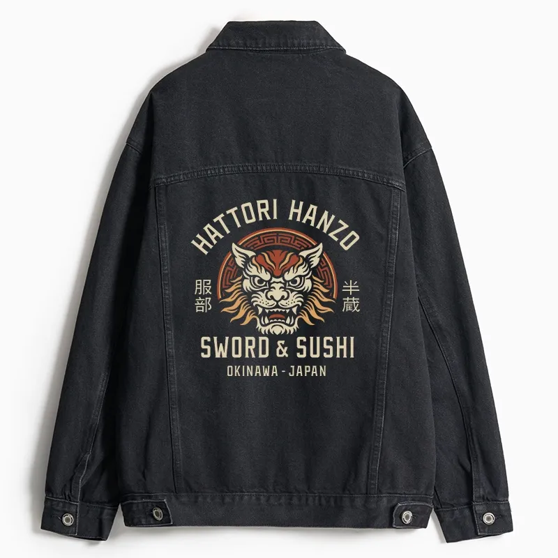 Tokyo-Tiger Hattori Lion Japanese Samurai Jean Jacket Sale
