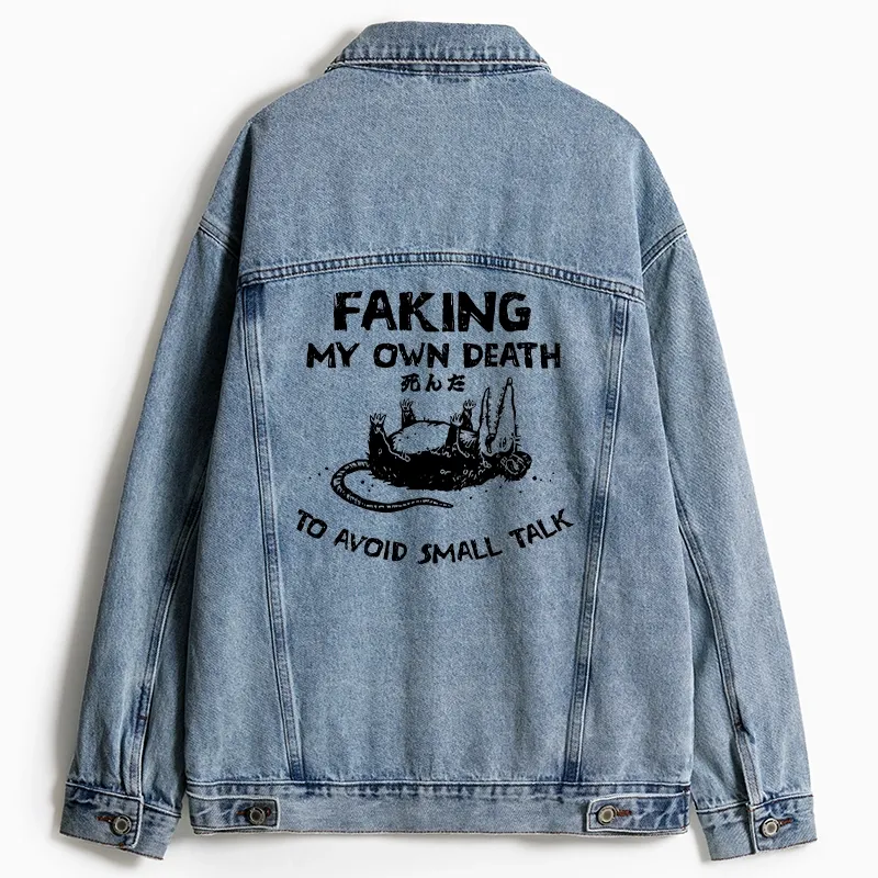 Tokyo-Tiger Avoid Conversation Jean Jacket Sale