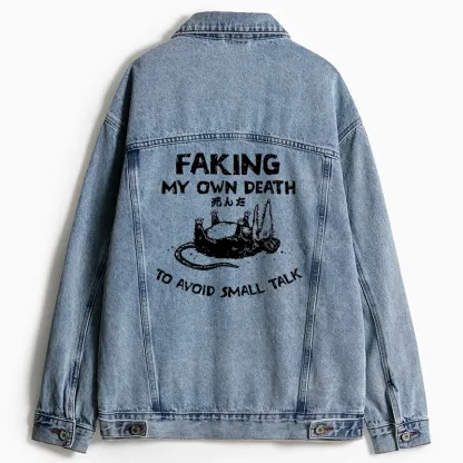 Tokyo-Tiger Avoid Conversation Jean Jacket