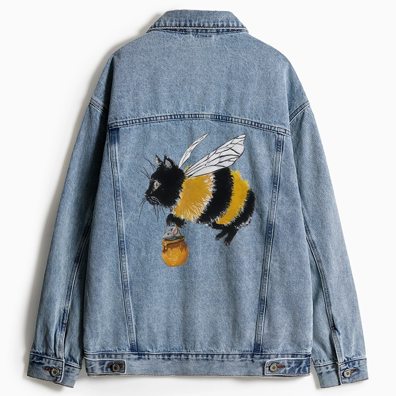 Tokyo-Tiger Catbee Funny Jean Jacket