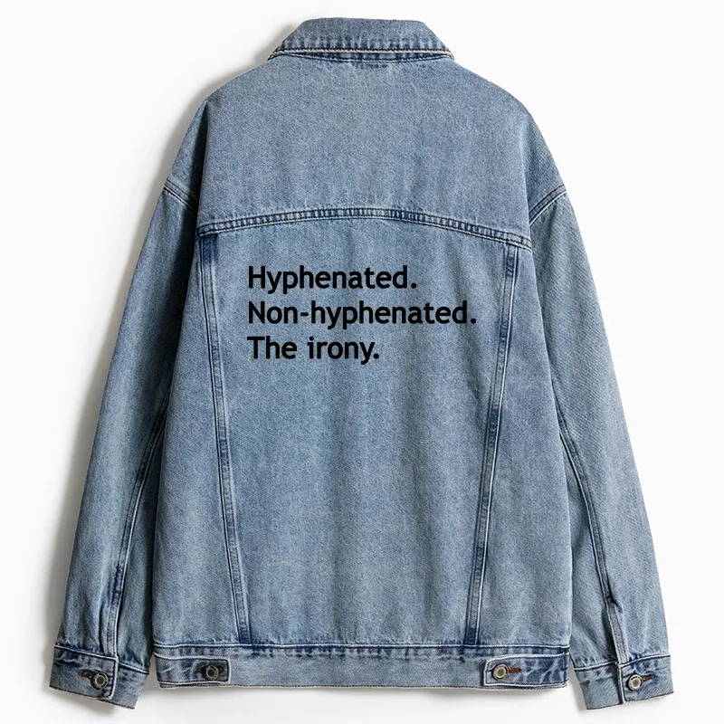 Tokyo-Tiger Hyphenated Funny Jean Jacket
