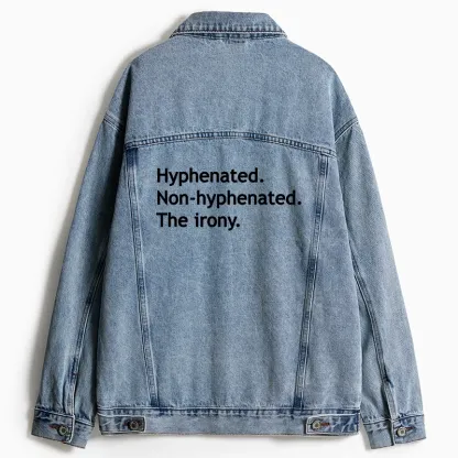 Tokyo-Tiger Hyphenated Funny Jean Jacket