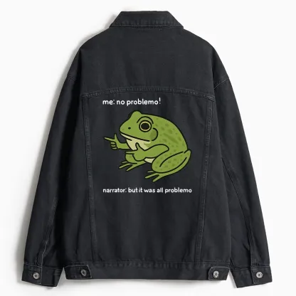 Tokyo-Tiger Hyphenated Funny Jean Jacket