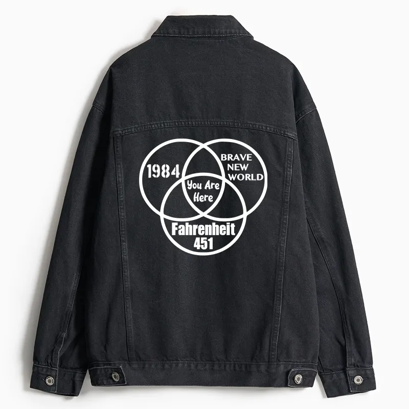 Tokyo-Tiger Multidimensional Thinking And Rebellion Jean Jacket