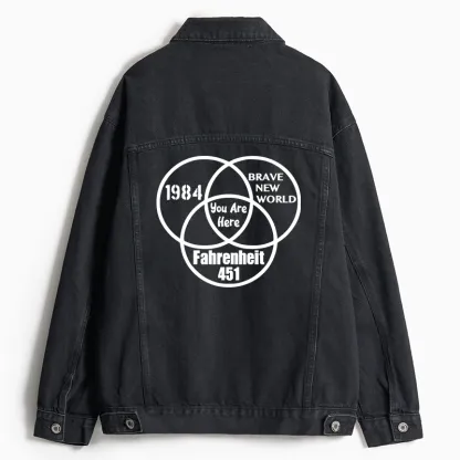 Tokyo-Tiger Multidimensional Thinking And Rebellion Jean Jacket