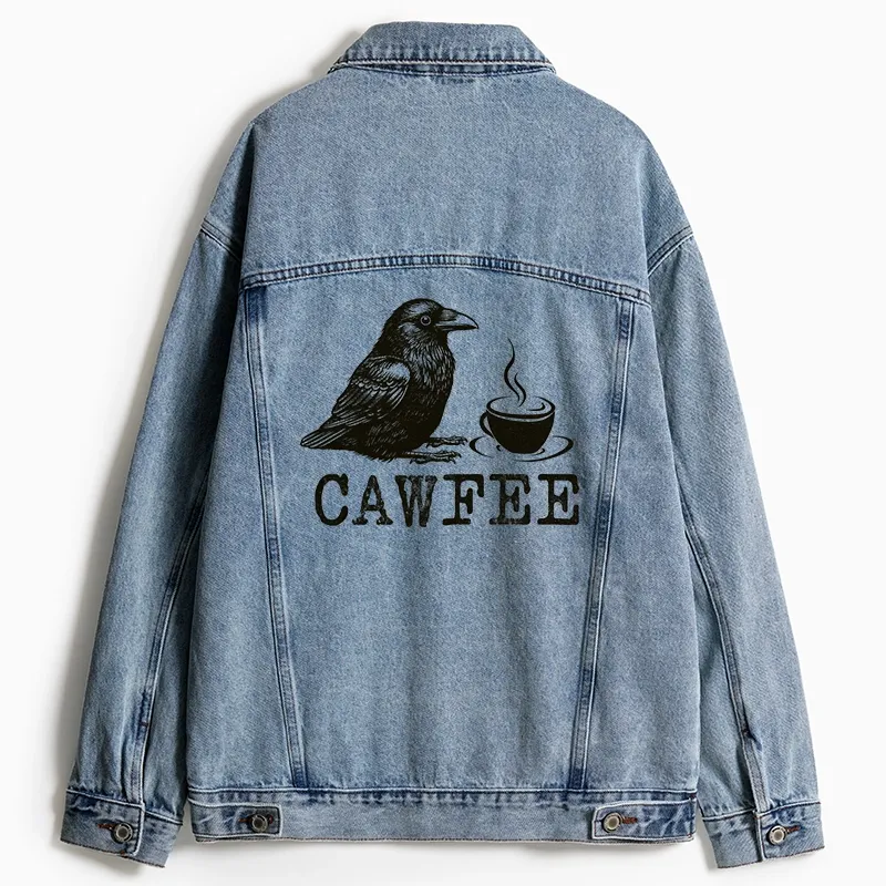 Tokyo-Tiger Cawfee Funny Japan Meme Jean Jacket