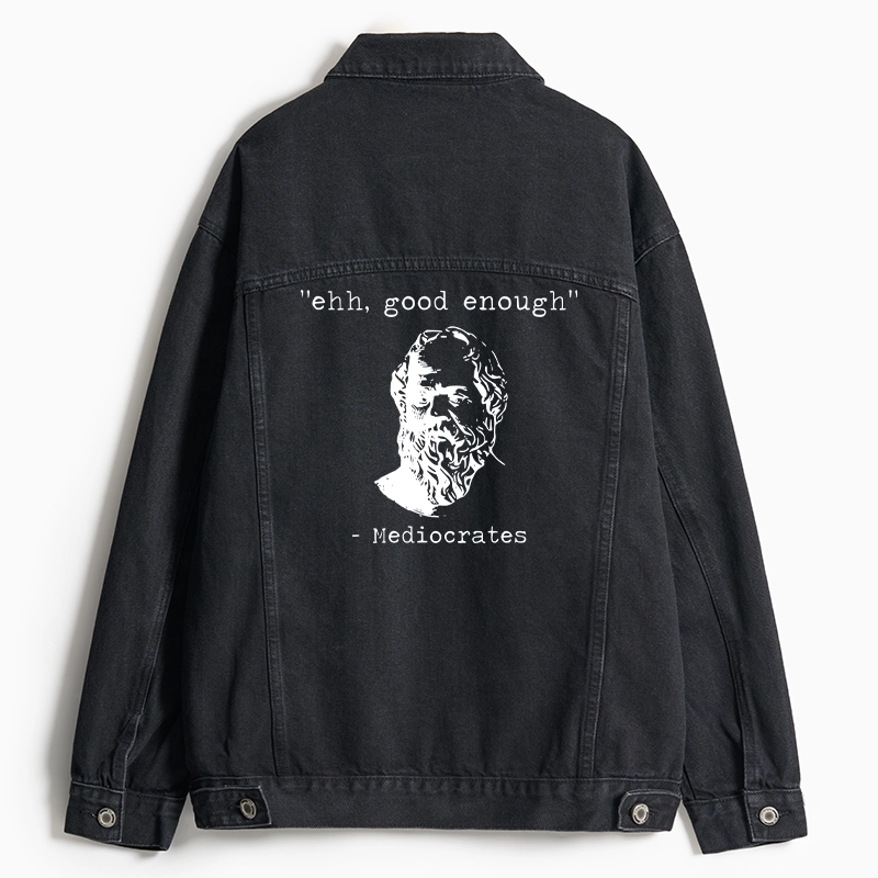 Tokyo-Tiger Mediocrates Meme Jean Jacket