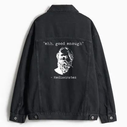 Tokyo-Tiger Mediocrates Meme Jean Jacket