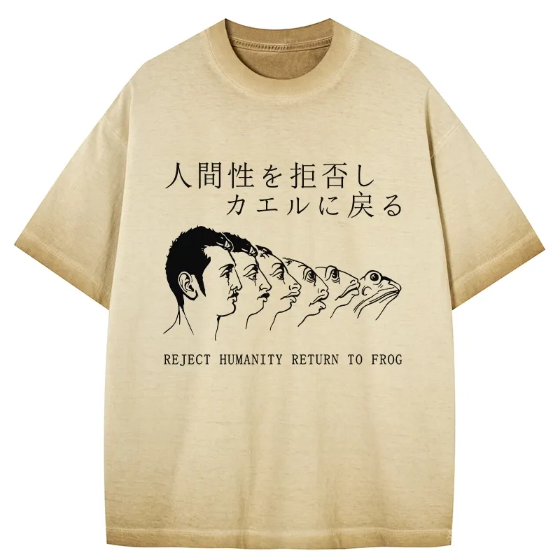 Tokyo-Tiger Return To Frog Gradient Washed T-Shirt