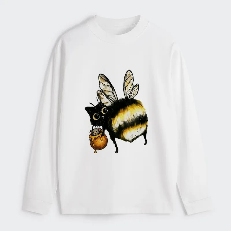 Tokyo-Tiger Cute Catbee Butt Classic Long Sleeve T-Shirt