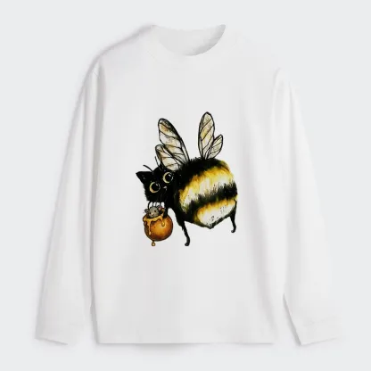 Tokyo-Tiger Cute Catbee Butt Classic Long Sleeve T-Shirt