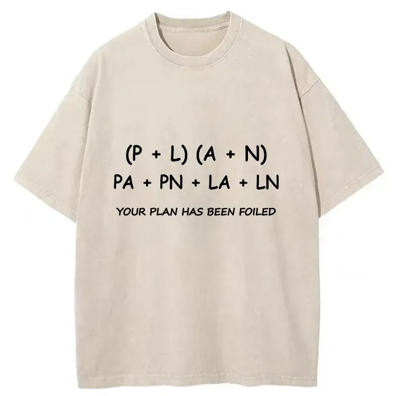 Tokyo-Tiger The Plan Failed Washed T-Shirt