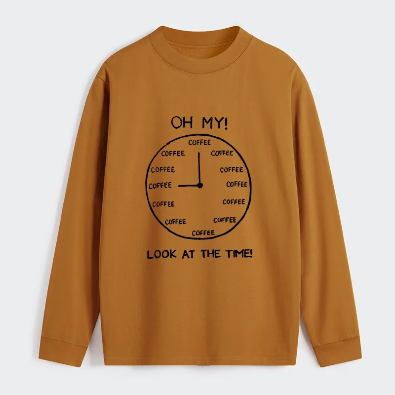 Tokyo-Tiger Coffee Time Classic Long Sleeve T-Shirt