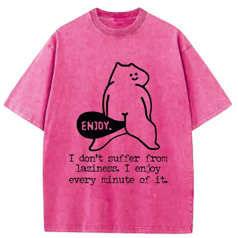 Tokyo-Tiger Enjoy Every Minute Washed T-Shirt
