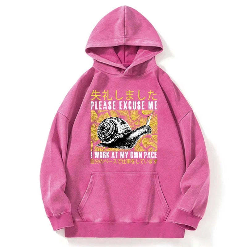 Tokyo-Tiger Snails That Work According To Their Own Rules Washed Hoodie