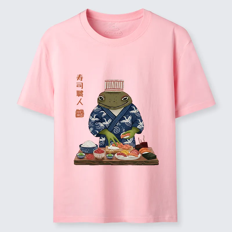 Tokyo-Tiger Frog Sushi Chef Classic T-Shirt