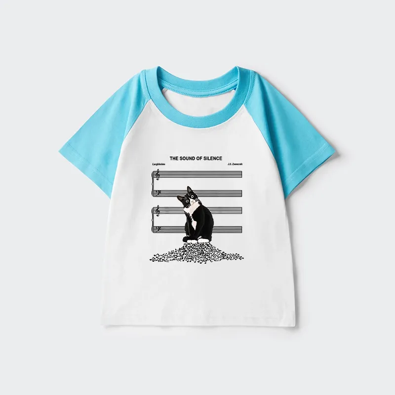 Tokyo-Tiger The Sound Of Silence Kids Raglan T-shirt