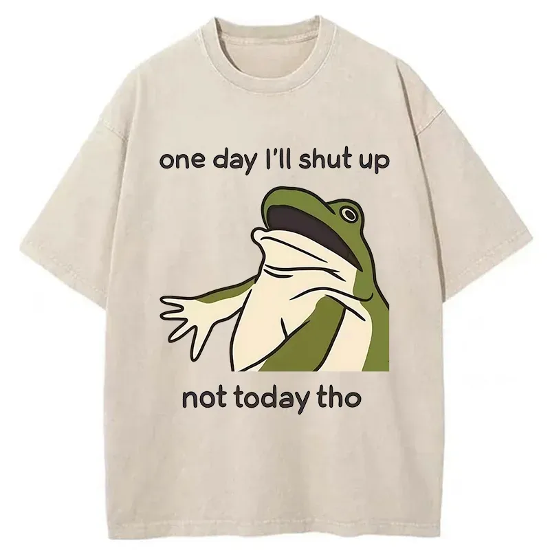 Tokyo-Tiger I Must Ramble On Today Washed T-Shirt