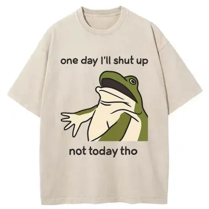 Tokyo-Tiger I Must Ramble On Today Washed T-Shirt