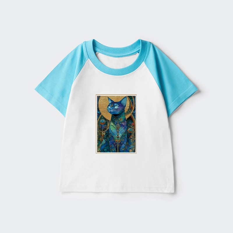 Tokyo-Tiger The Cat’s Plan To Rule Them All Kids Raglan T-shirt