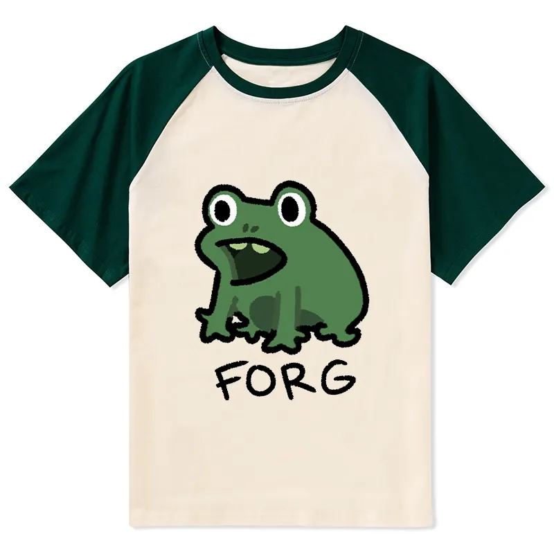 Tokyo-Tiger Funny Forg Japan Raglan T-shirt