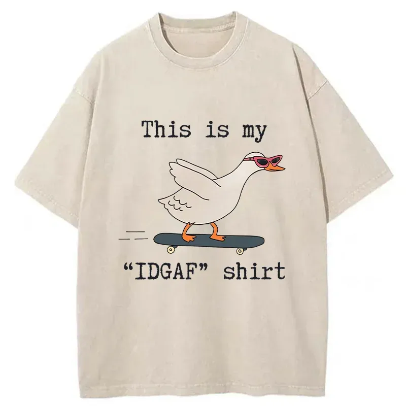 Tokyo-Tiger Goose Skateboard Washed T-Shirt