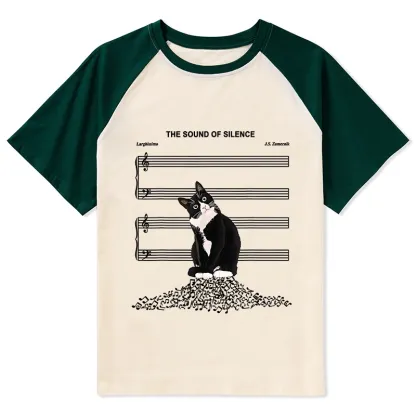 Tokyo-Tiger The Sound Of Silence Raglan T-shirt