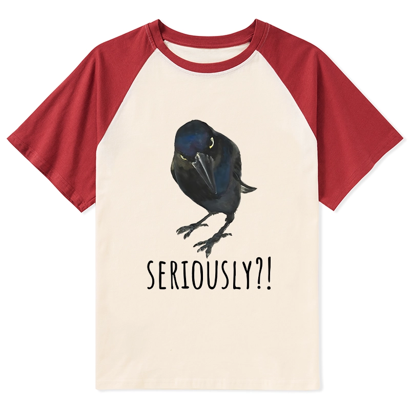 Tokyo-Tiger Raven's Question Raglan T-shirt