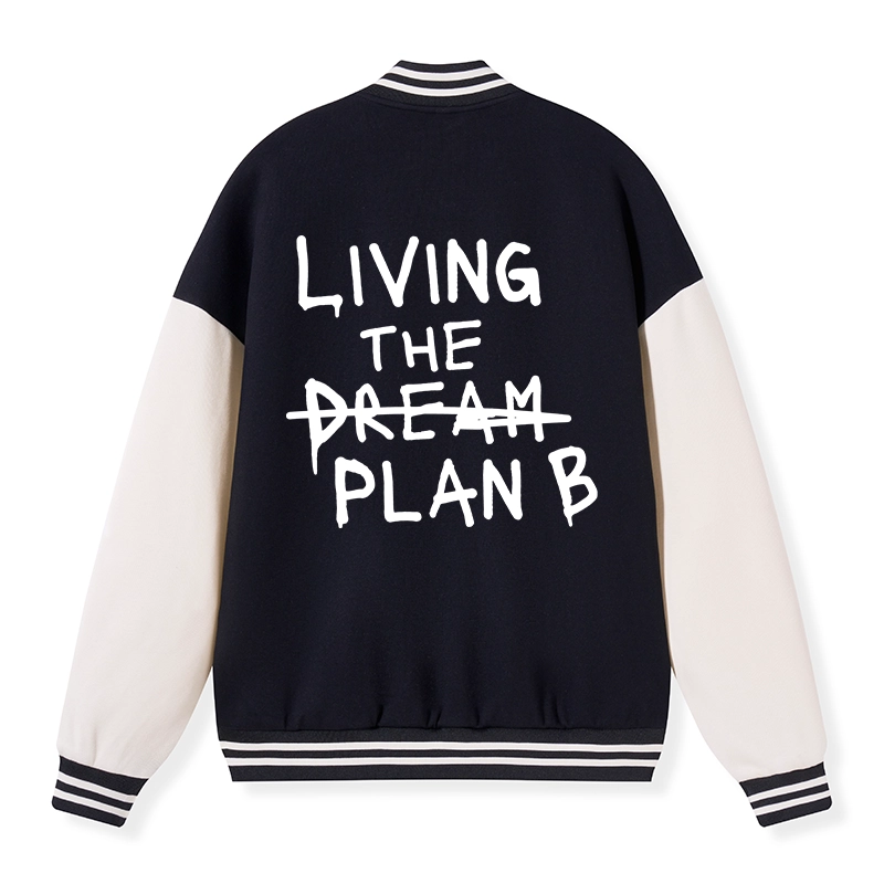 Tokyo-Tiger Implement Plan B Embroidery Varsity Jacket