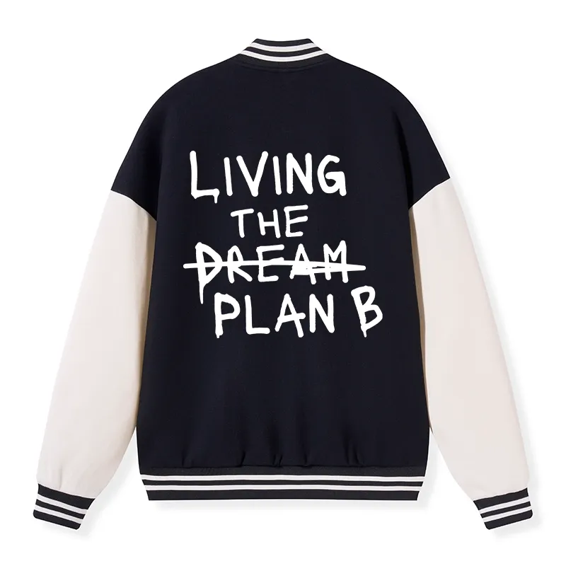 Tokyo-Tiger Implement Plan B Embroidery Varsity Jacket