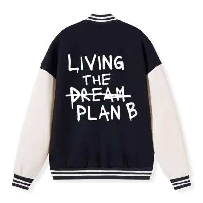 Tokyo-Tiger Implement Plan B Embroidery Varsity Jacket