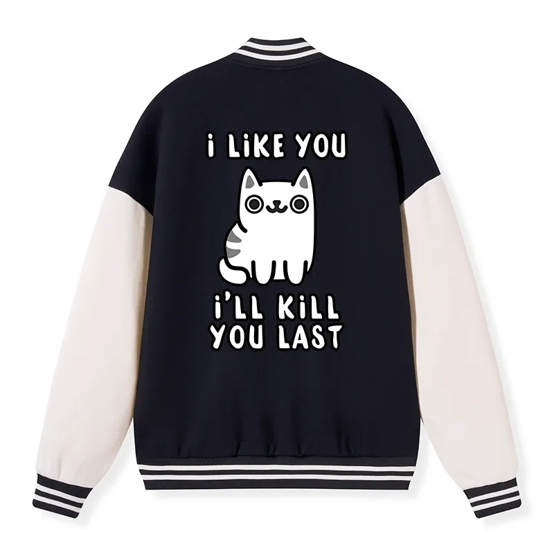 Tokyo-Tiger Cats And Humans Have A Love-hate Relationship Embroidery Varsity Jacket