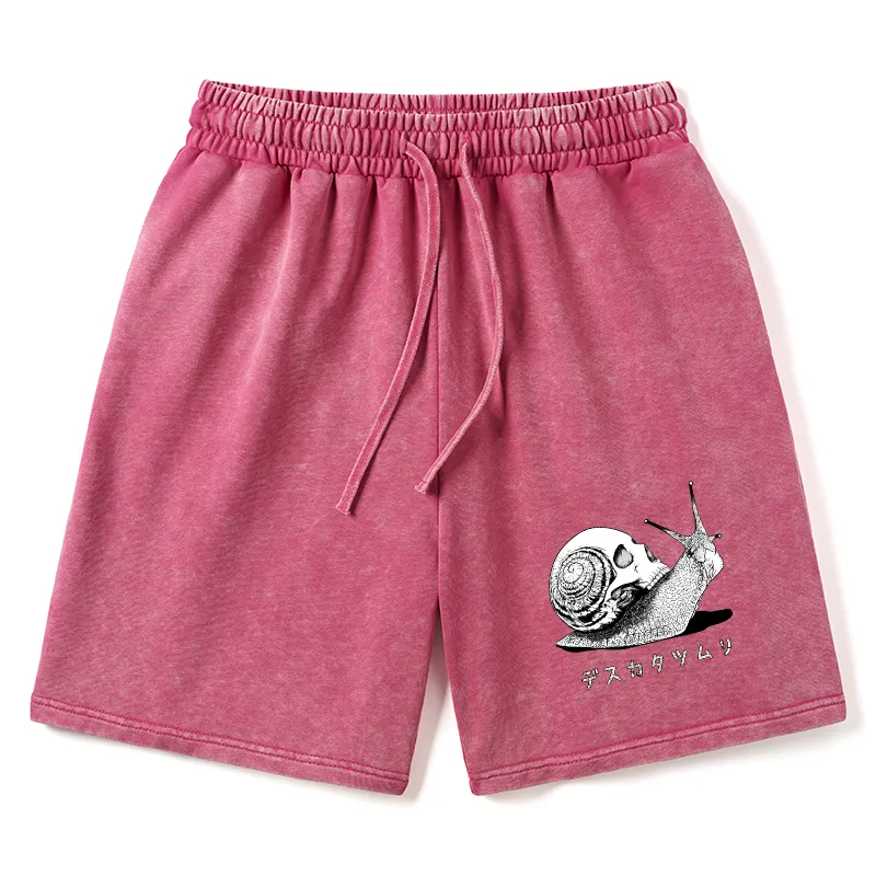 Tokyo-Tiger Death Snail Manga Washed Shorts