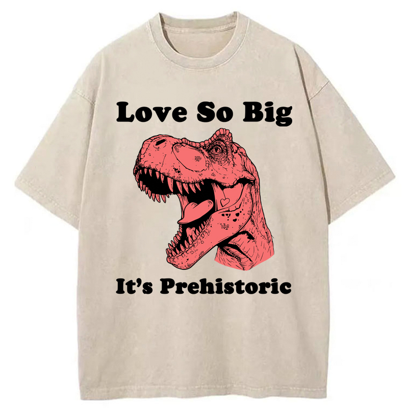 Tokyo-Tiger Prehistoric Love Washed T-Shirt