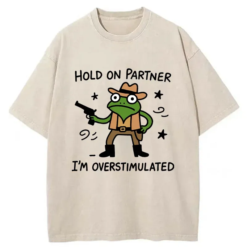 Tokyo-Tiger Overstimulated Frog Washed T-Shirt Sale