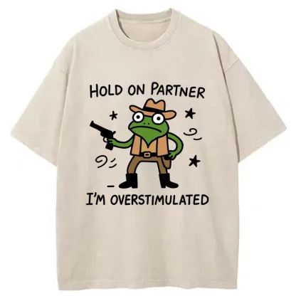 Tokyo-Tiger Overstimulated Frog Washed T-Shirt