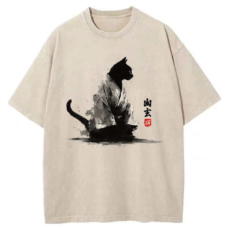Tokyo-Tiger Depths Of Stillness Washed T-Shirt