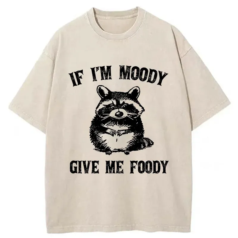 Tokyo-Tiger Eating Can Bring Happiness Washed T-Shirt Sale