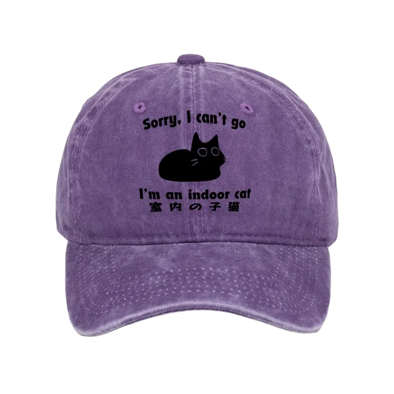 Tokyo-Tiger Indoor Kitten Washed Cap