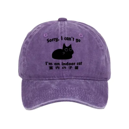 Tokyo-Tiger Indoor Kitten Washed Cap