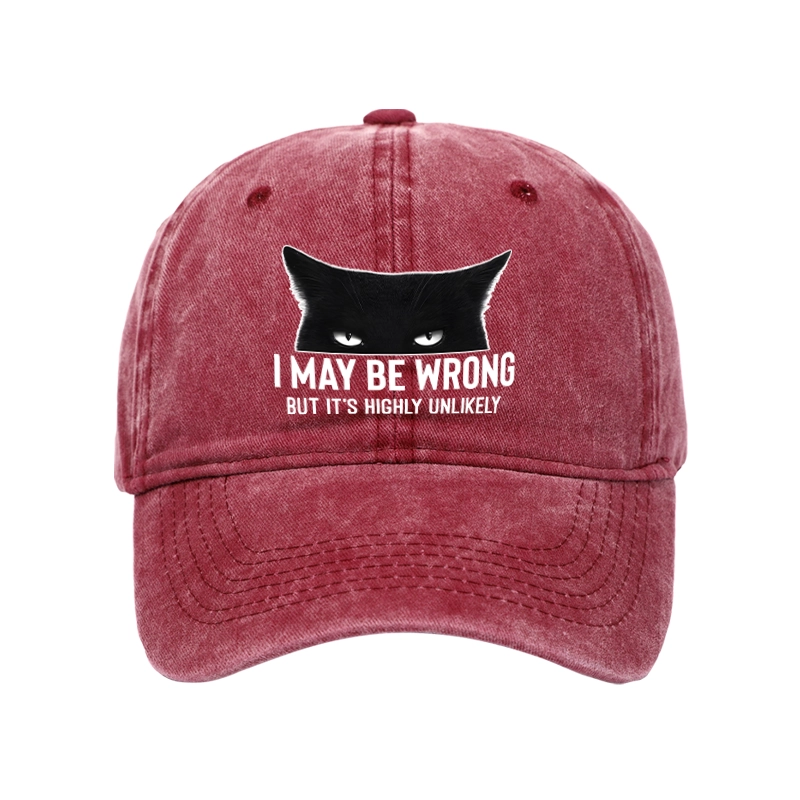 Tokyo-Tiger Cat Can Do No Wrong Washed Cap