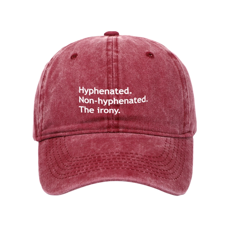 Tokyo-Tiger Hyphenated Funny Washed Cap