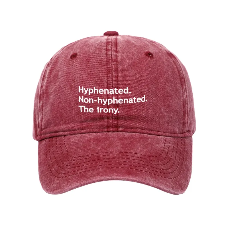 Tokyo-Tiger Hyphenated Funny Washed Cap
