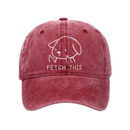 Tokyo-Tiger Fetch This Dog Washed Cap