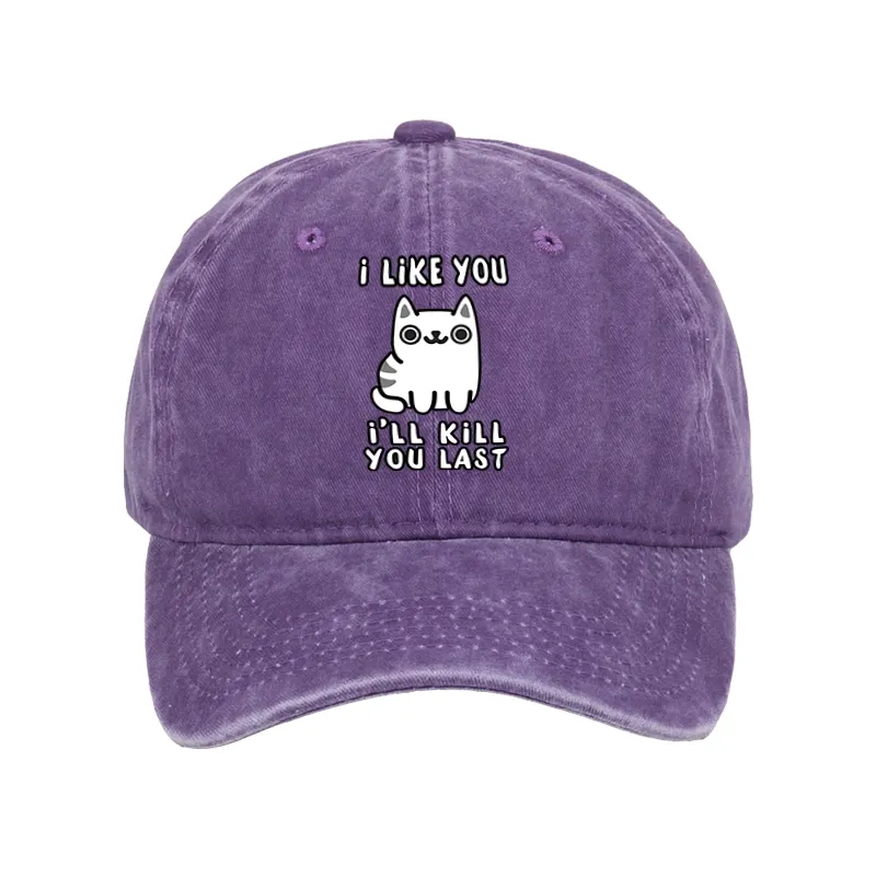 Tokyo-Tiger Cats And Humans Have A Love-hate Relationship Washed Cap