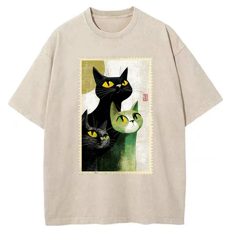 Tokyo-Tiger Three Small Silences Washed T-Shirt