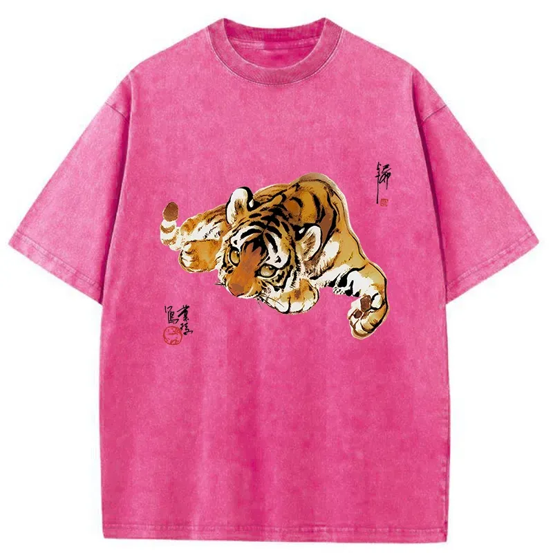 Tokyo-Tiger Tiger Cub Washed T-Shirt