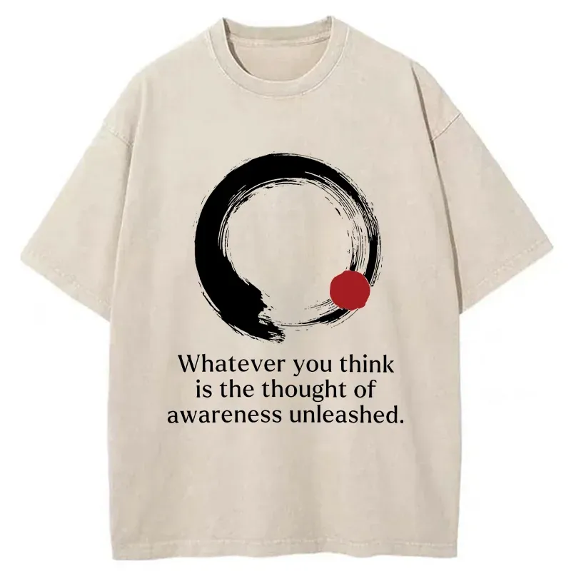 Tokyo-Tiger Zen Thought Washed T-Shirt