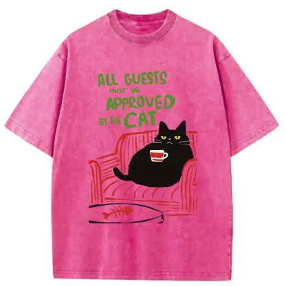 Tokyo-Tiger Cat Is The Master Of The House Washed T-Shirt