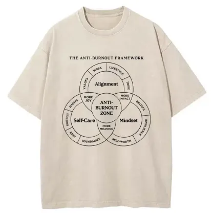 Tokyo-Tiger Anti-burnout Framework Washed T-Shirt